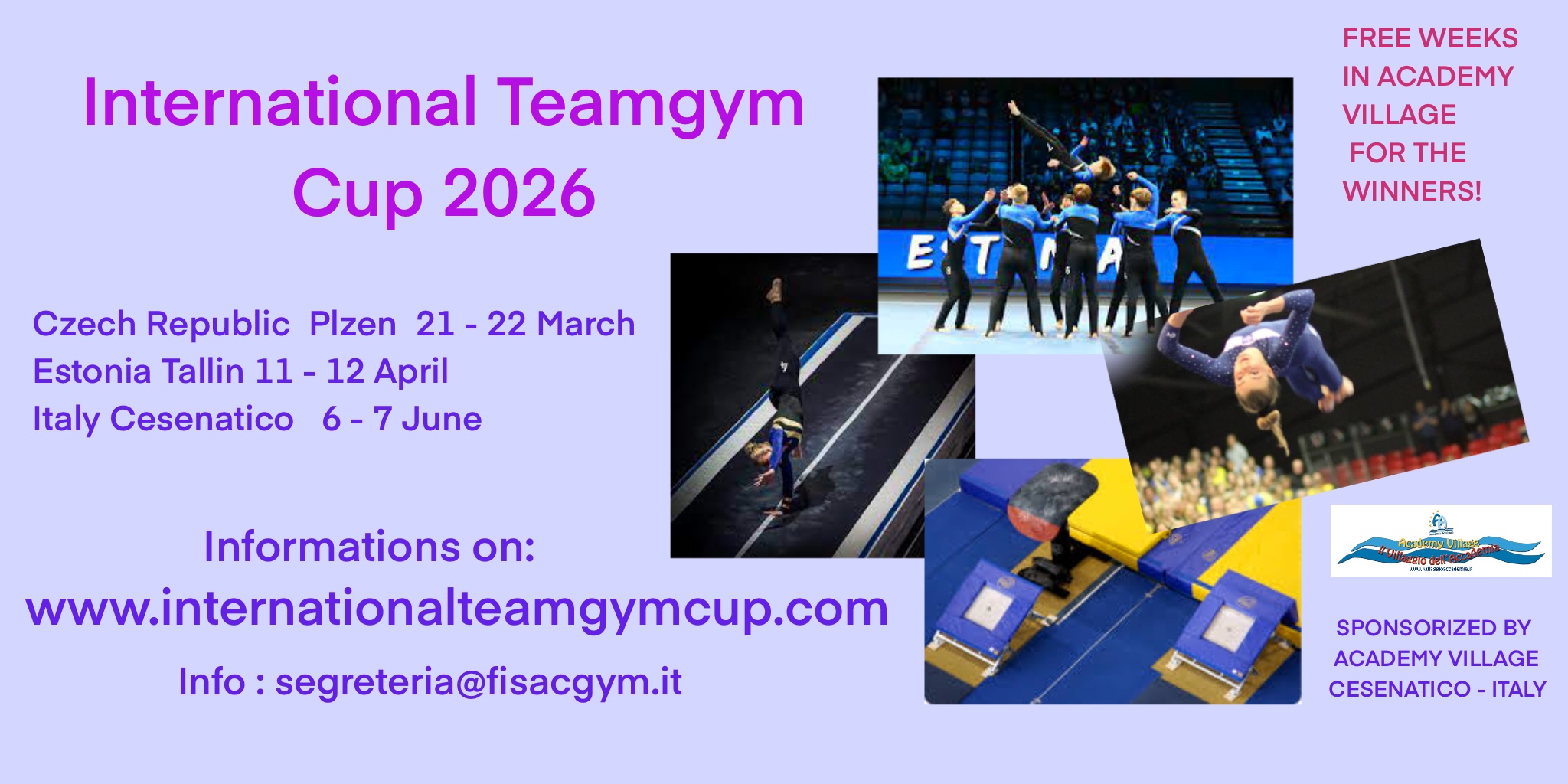 International Teamgym Cup 2026 Invitation Cesenatico Final Step 6 June 